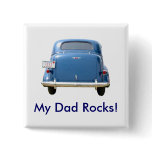 Vintage Blue Chevy Pins