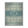 Vintage Blue Damask recep...
