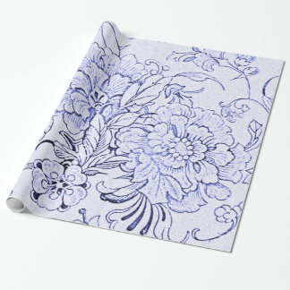 floral wrapping paper