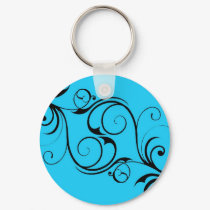 Vintage Blue Keychain by myhome71 Vintage Blue Keychain