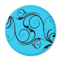 Vintage Blue Magnet