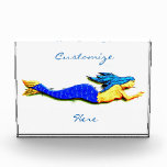 vintage blue mermaid award