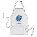 Vintage Blue Typewriter aprons by JuJuGarden Vintage Blue Typewriter aprons