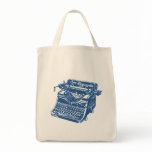 Vintage Blue Typewriter bags