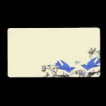 Vintage Bluebird Labels Felt #2