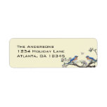 Vintage Bluebird Return Labels Felt Custom Return Address Labels