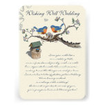 Vintage  Bluebirds Blooming Branch Wedding invitations