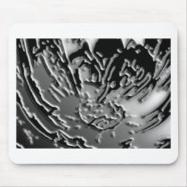 Vintage BNW B&w - Elegant Silver Berry Mousepad