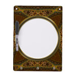 Vintage Bohemian Arabesque Art Dry Erase Board
