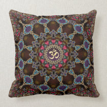 Vintage Bohemian Spiritual Aum Cushion / Pillow pillows