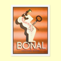 Vintage Bonal Gentiane Quina postcards