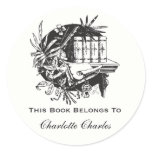 Vintage Bookplate Stickers