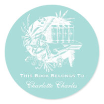 Vintage Bookplate Stickers