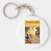 Vintage Booth Line Amazon Key Chains
