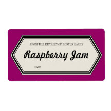 Vintage Border Home Canning Jar Label Template