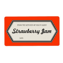 Vintage Border Home Canning Jar Label Template
