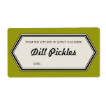 Vintage Border Home Canning Jar Label Template