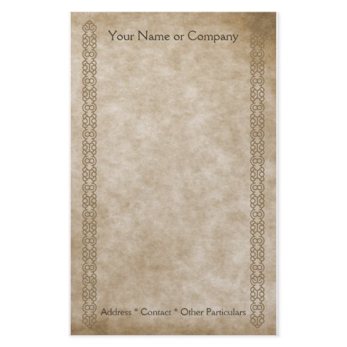 An intricate patterned order letter borders. An intricate patterned order