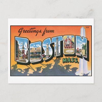 Vintage Boston Postcard