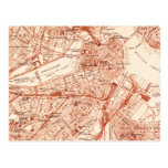 Vintage Boston Map Postcards