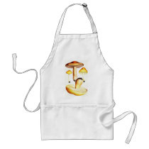 Vintage Botanical Mushrooms Apron