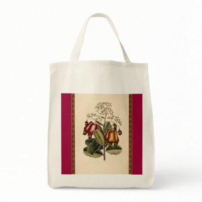 Vintage Botantical Illustration Tote Bags by orglioness