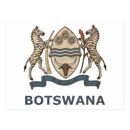 Vintage Botswana Postcards
