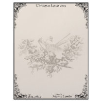 Vintage Bouquet Christmas 2009 Letterhead by farmer77 Vintage Bouquet Christmas 2009 Letterhead