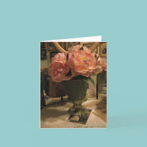 Vintage Bouquet Note Card cards