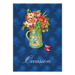 Vintage Bouquet Personalized Invite