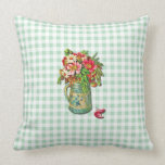 Vintage Bouquet Throw Pillows