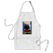 Vintage Bournemouth Belle Train Poster Apron