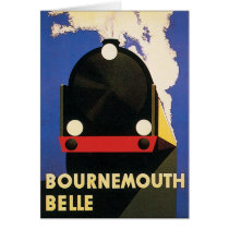 Vintage Bournemouth Belle Train Poster Cards