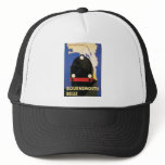 Vintage Bournemouth Belle Train Poster Mesh Hat