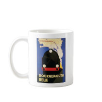 Vintage Bournemouth Belle Train Poster Coffee Mug