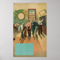 Vintage Bowling Alley #191 May 2 1894 Print