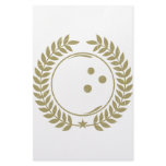 Vintage Bowling Ball Personalized Stationery