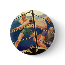 Vintage Boxing Buttons
