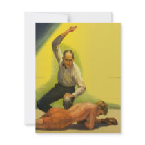 Vintage Boxing Custom Invite