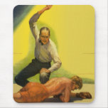 Vintage Boxing Mouse Pad