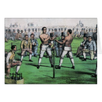 Vintage Boxing Postcard