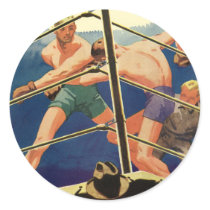 Vintage Boxing stickers