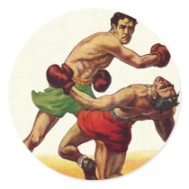 Vintage Boxing stickers