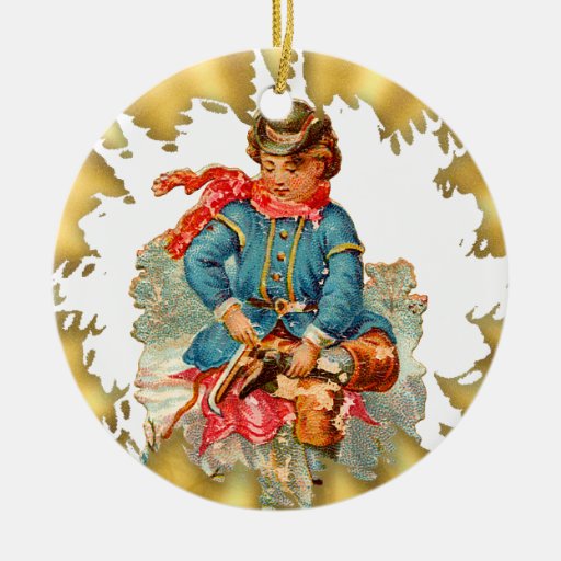vintage boy ice skating ceramic christmas ornament zazzle vintage boy ice skating ceramic christmas ornament zazzle