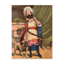Vintage Boy In Military Uniform Postcard by kimmyklassickorner Vintage Boy In Military Uniform Postcard