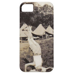 Vintage Boy Scout Hand Stand iPhone5 Case iPhone 5 Cover