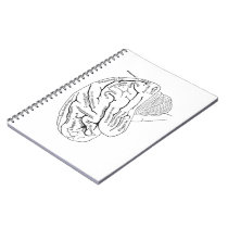 Vintage Brain Notebooks