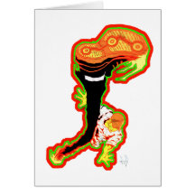 Vintage Breakin' Greeting Card