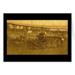 Vintage Brewery Horse Drawn Wagon Greeting Card