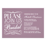 Vintage Bridal Shower Custom Announcement
